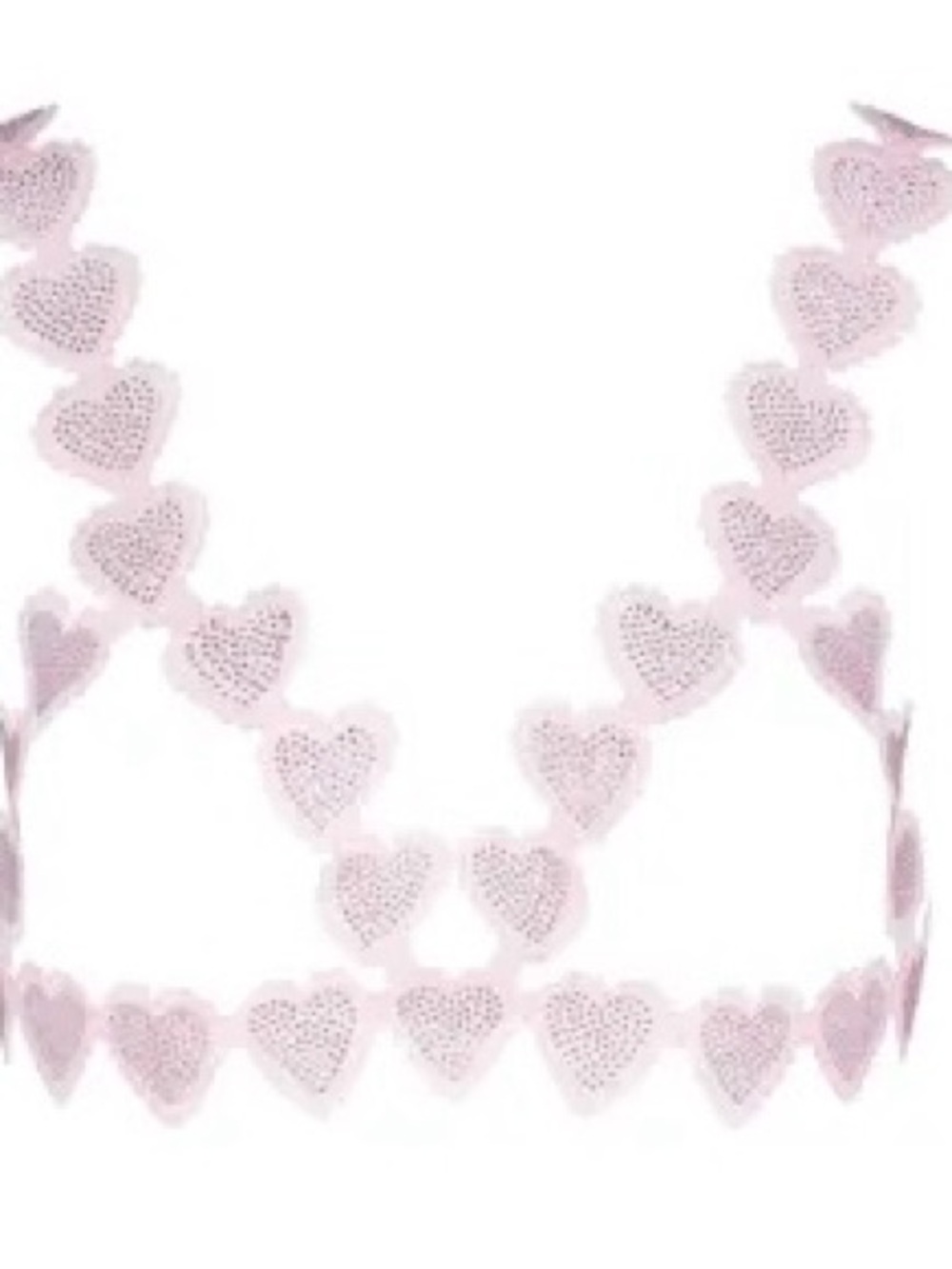 SKIMS Heart Lace Bralette - Light Pink